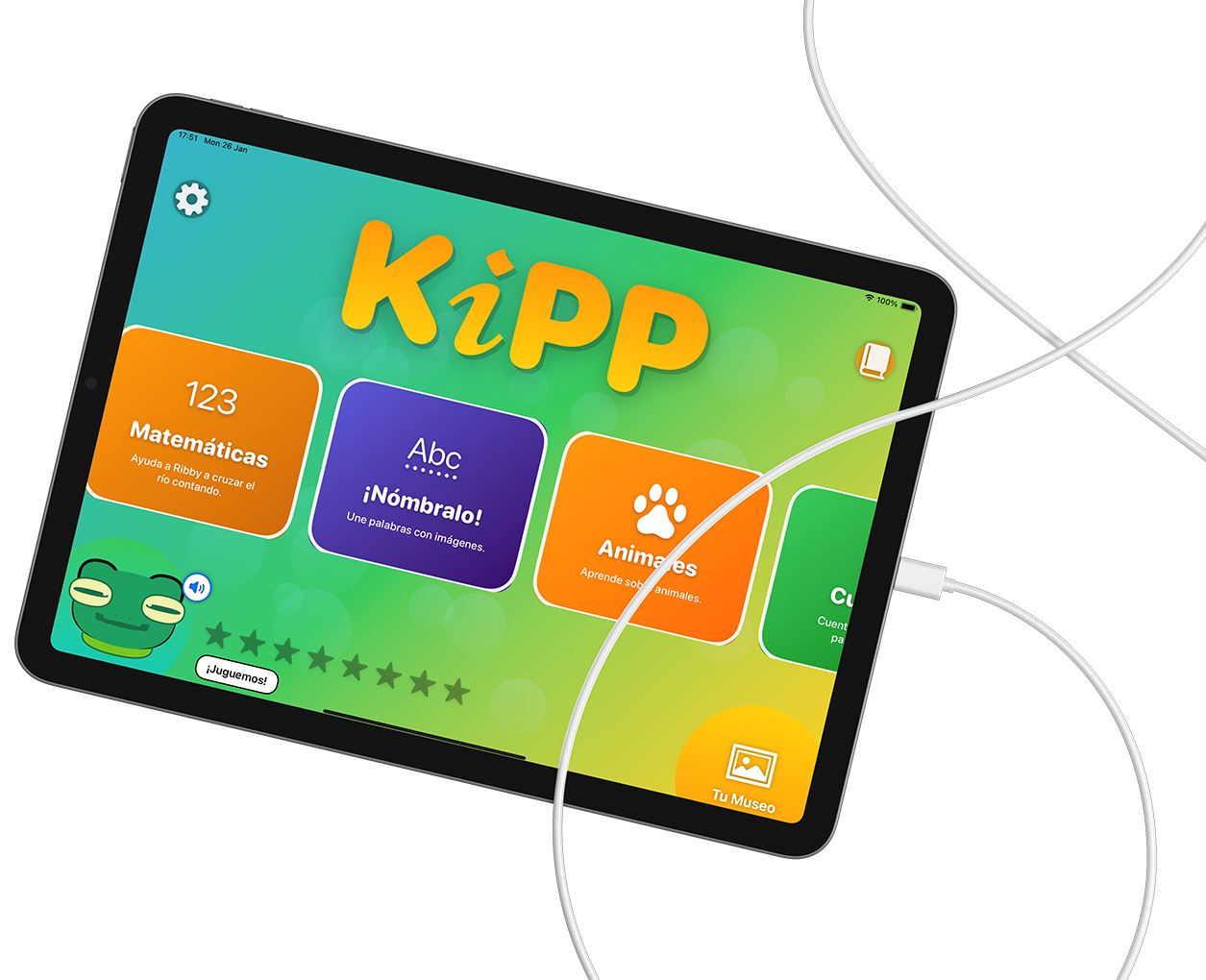 iPad showing KIPP app